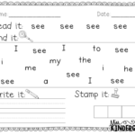 Sight Word Practice Miss Kindergarten