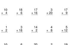 Simple Addition Worksheets Printable In 2020 Addition