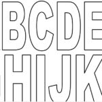 Small Printable PDF Alphabet Letters Alphabet Letters To