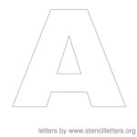 Stencil Letters 12 Inch Uppercase Stencil Letters Org