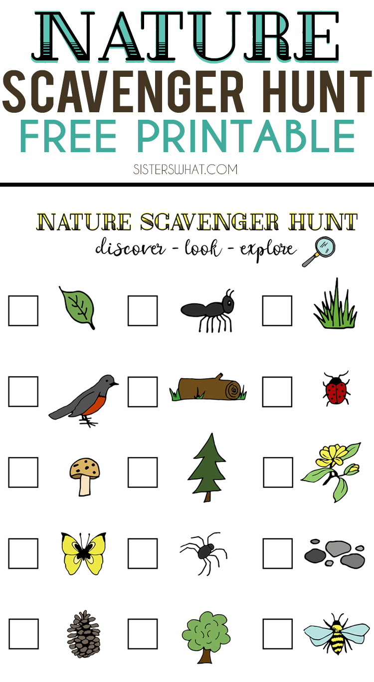 Free Printable Nature Scavenger Hunt