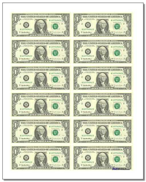 Printable Money For Kids