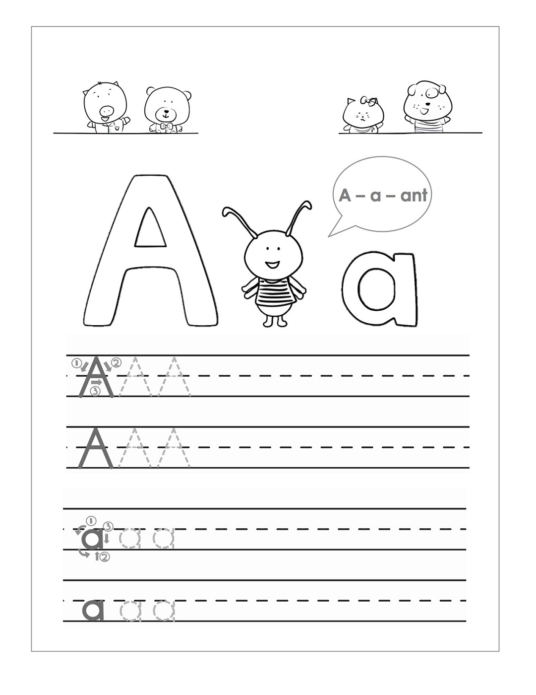 Letter A Printable