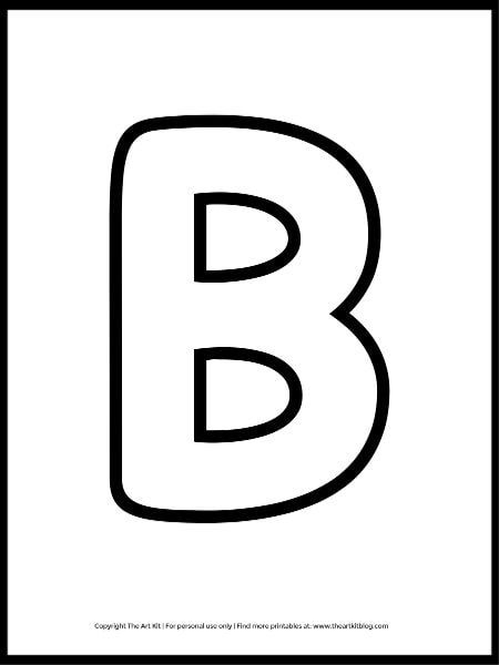 Letter B Printable