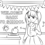 Welcome Back To School Coloring Page Free Printable