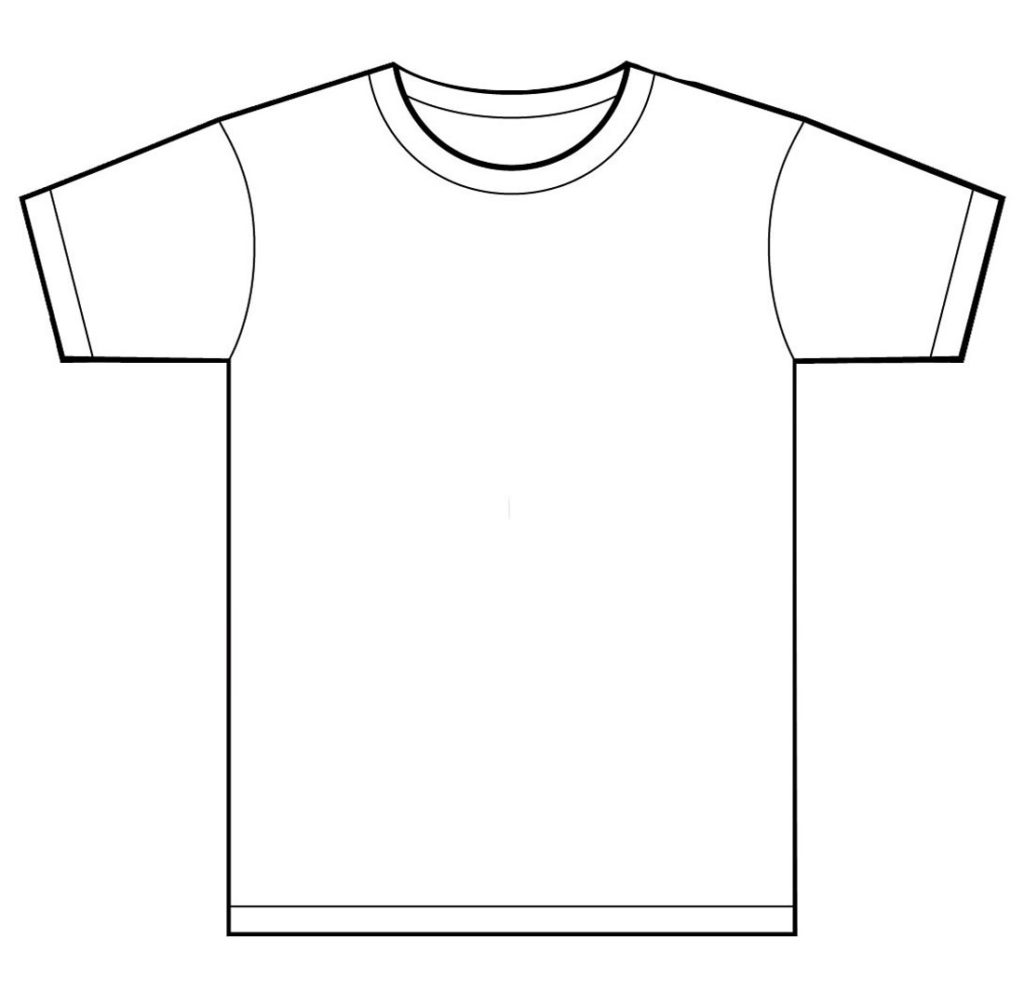 T Shirt Template Free Printable