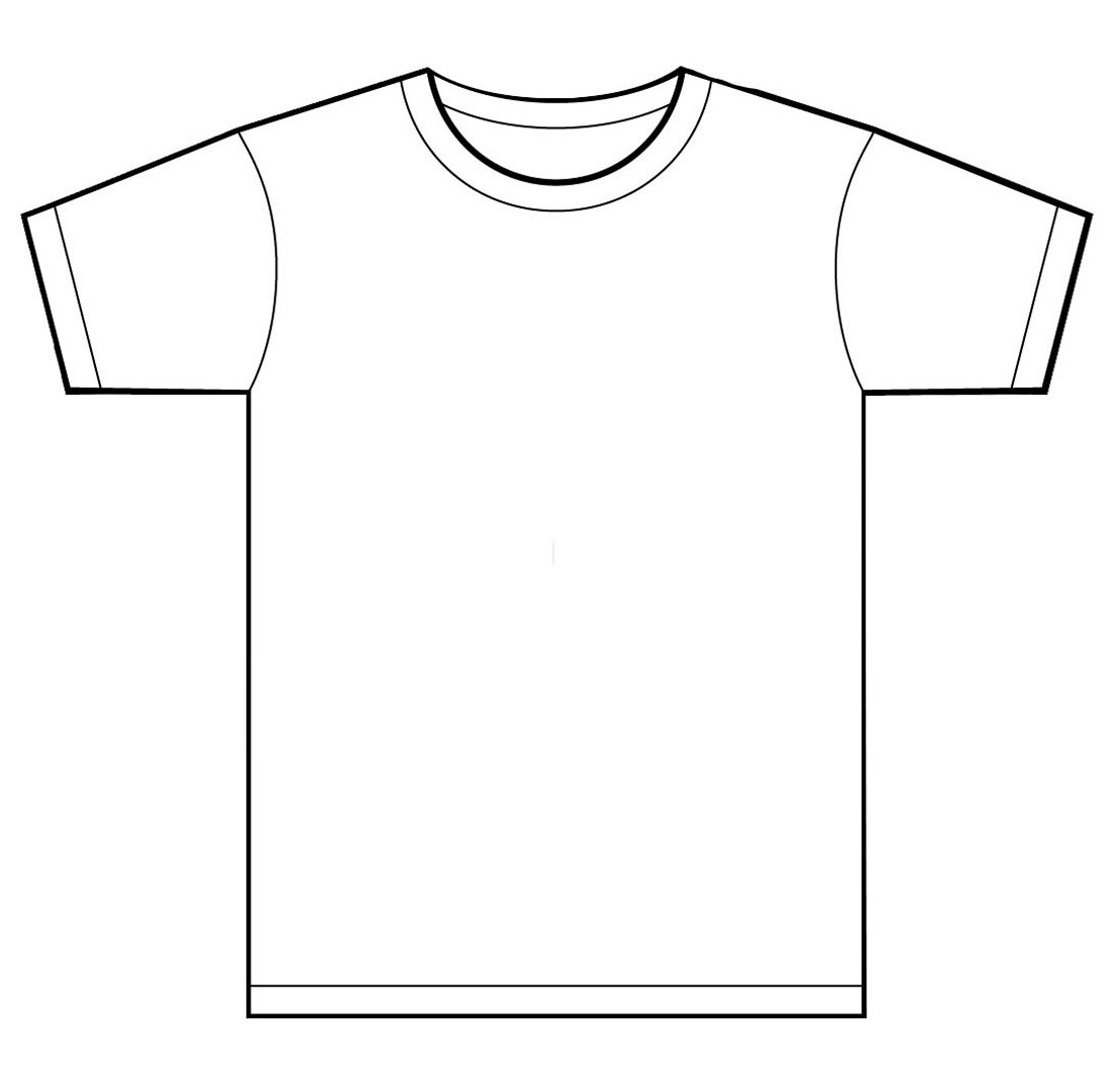 T Shirt Template Free Printable