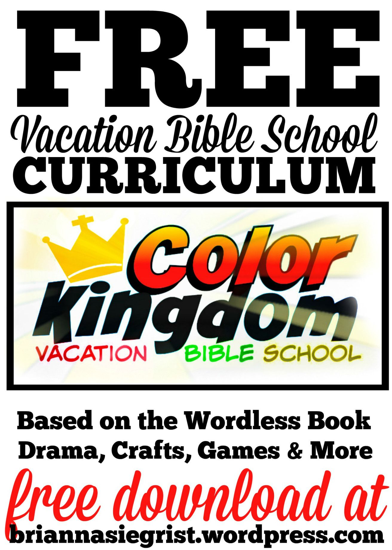 Free Printable Vbs Curriculum