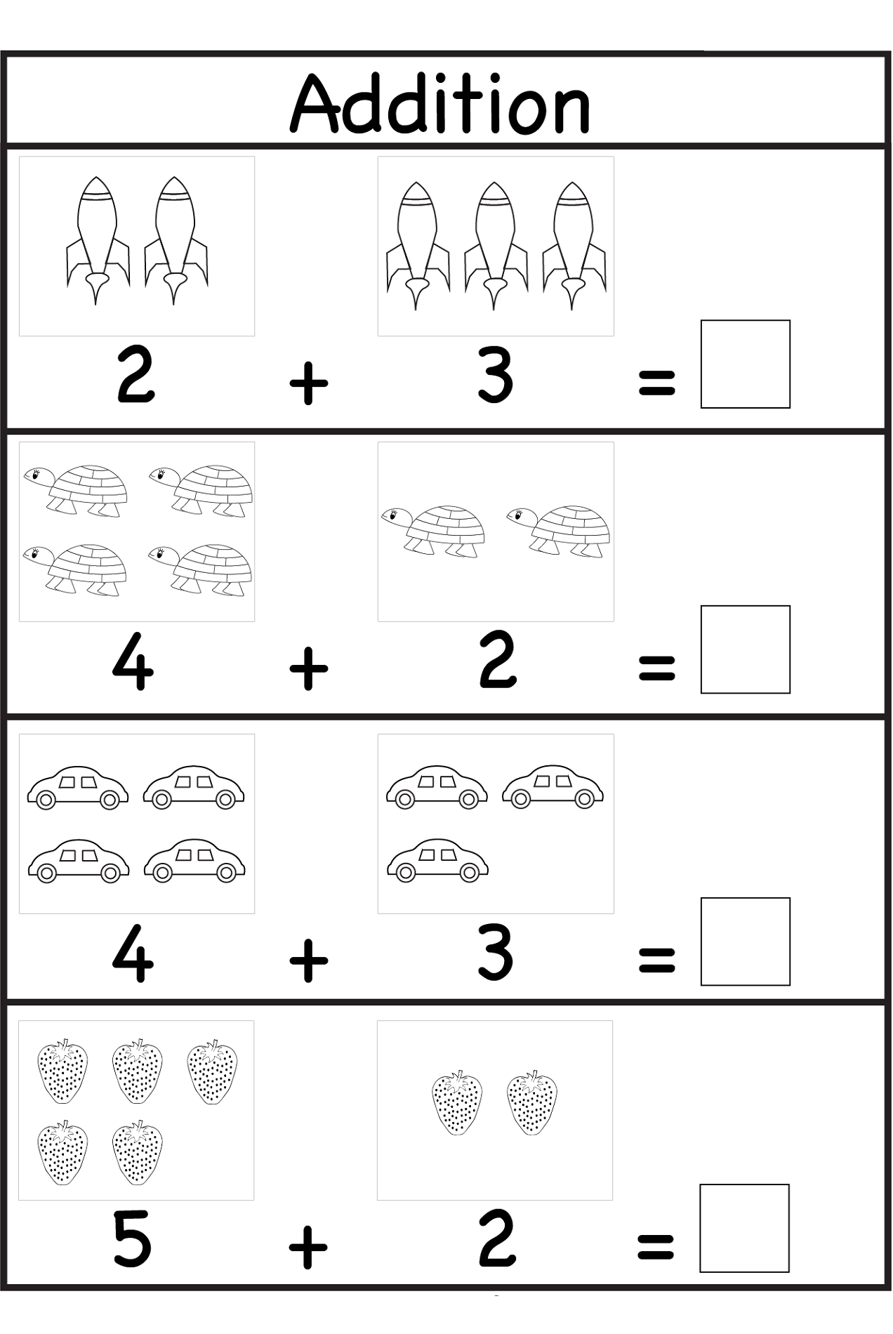 Worksheets For 3 Year Olds